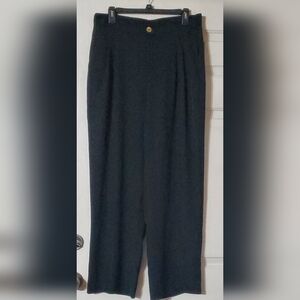 Women's Black Straight-Leg Dress Pants